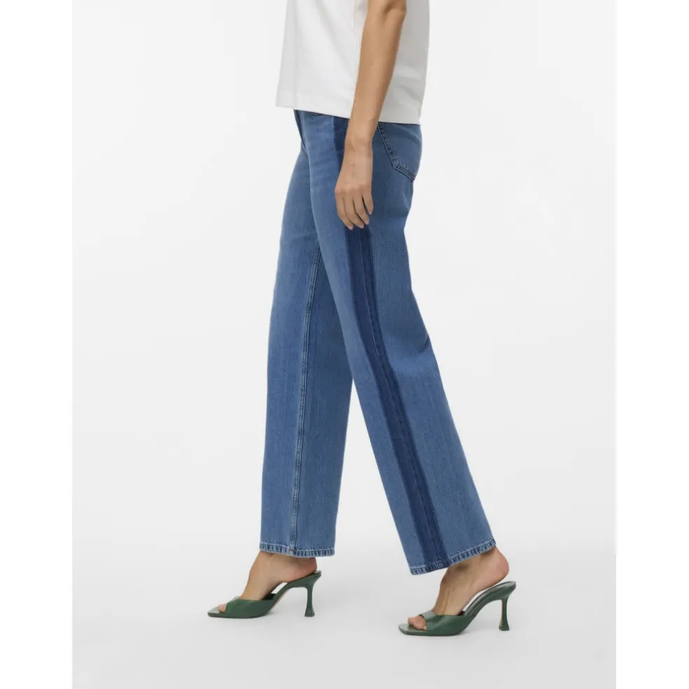 VERO MODA Dame Jeans VMAllison - Medium blue denim