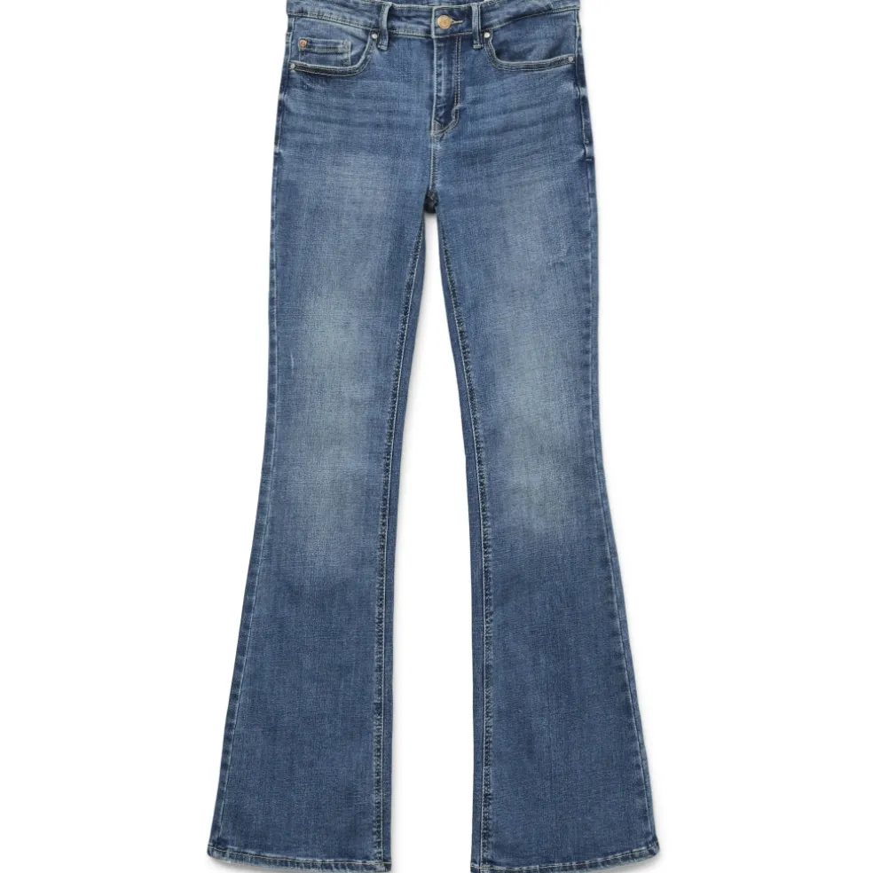 VERO MODA dame jeans VMFLASH - Medium blue denim