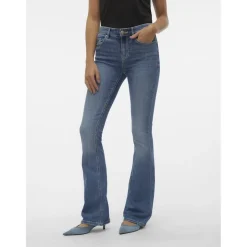 VERO MODA dame jeans VMFLASH - Medium blue denim
