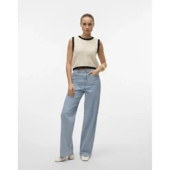 VERO MODA dame jeans VMKATHY - Light Blue Denim
