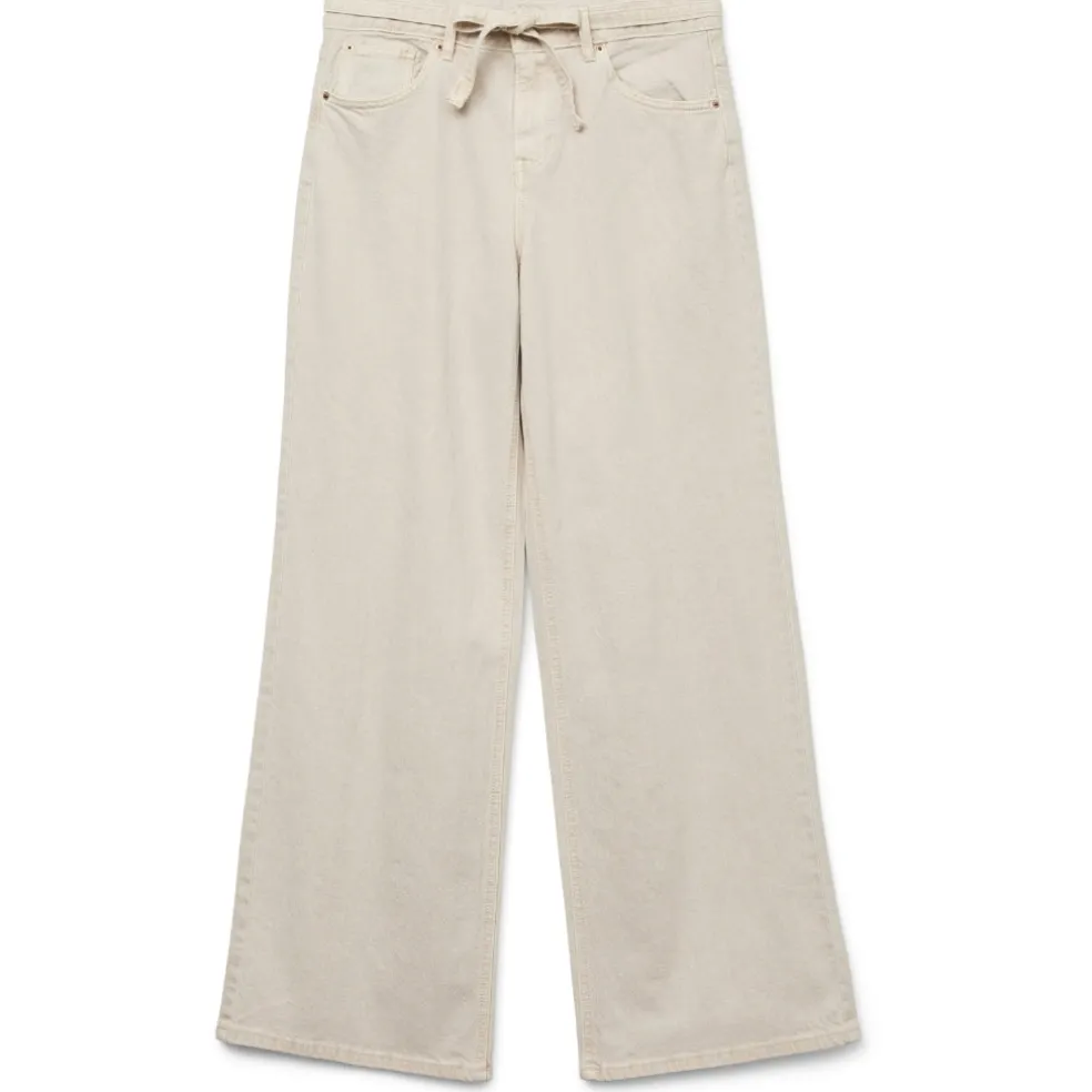 VERO MODA dame jeans VMKARLIE - Ecru