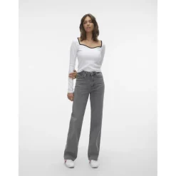 VERO MODA dame jeans VMTESSA - Medium Grey Denim