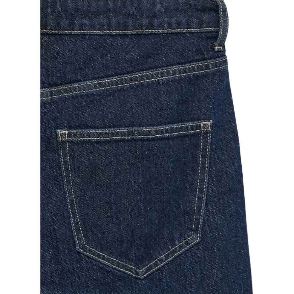 VERO MODA DAME JEANS VMTESSA - Dark Blue Denim