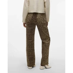 VERO MODA dame jeans VMTESSA - Silver Mink LEOPARD