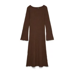 Vero Moda dame kjole VMASHLEY - Shaved Chocolate