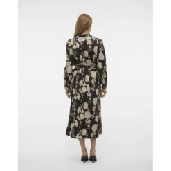 VERO MODA dame kjole VMCELINA - Black Graphic