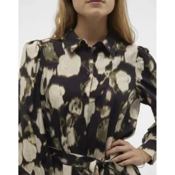 VERO MODA dame kjole VMCELINA - Black Graphic