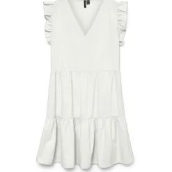 VERO MODA dame kjole VMFANNI - Bright White