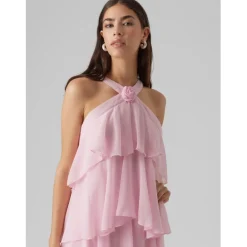 Vero Moda dame kjole VMFELICIA - Cherry Blossom