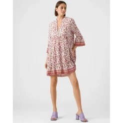 Vero Moda dame kjole VMMILAN - Georgia Peach Mira
