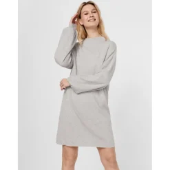 Vero Moda dame kjole VMNANCY - Light Grey Melange