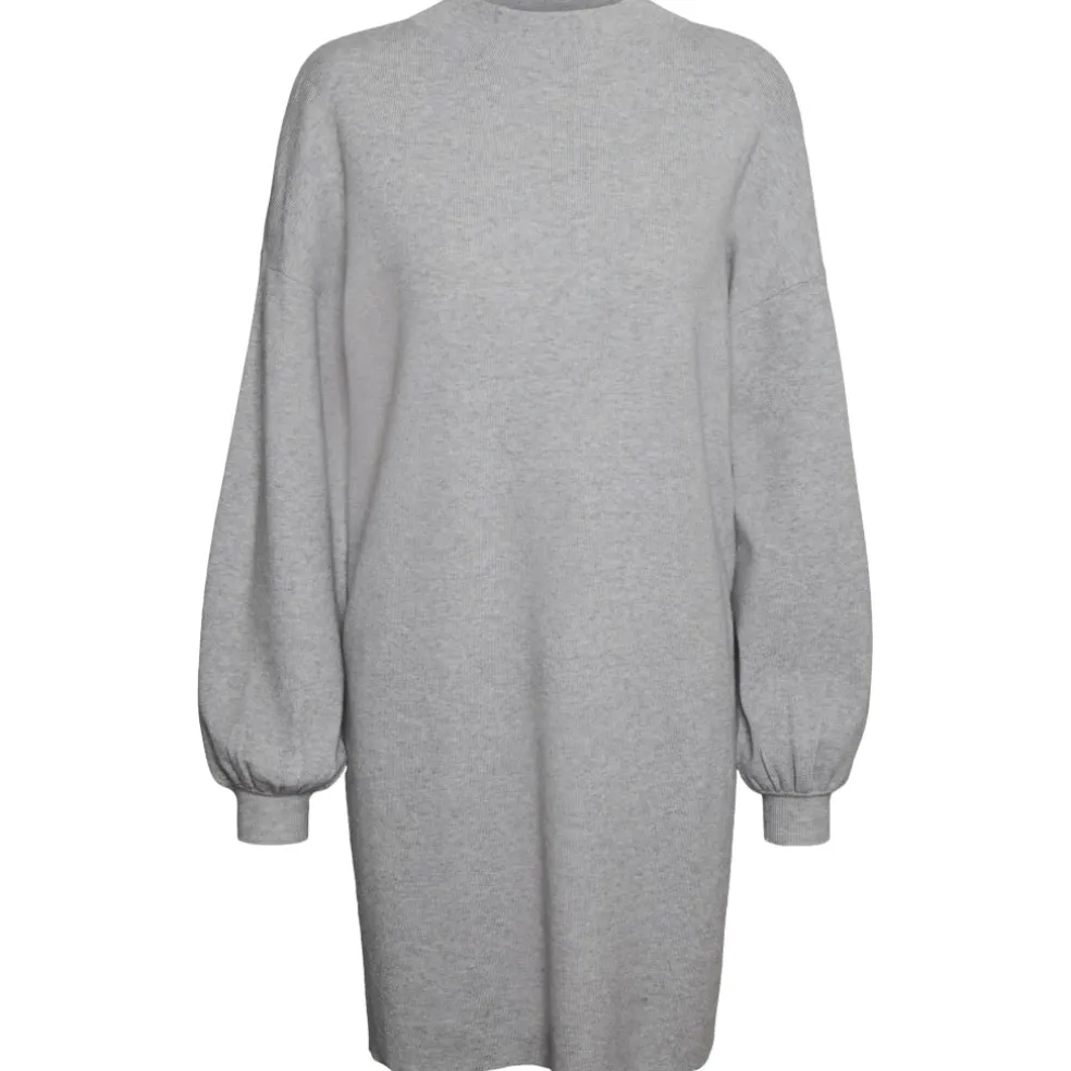Vero Moda dame kjole VMNANCY - Light Grey Melange