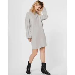 Vero Moda dame kjole VMNANCY - Light Grey Melange