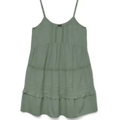 VERO MODA dame kjole VMPRETTY - Hedge Green