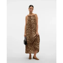 VERO MODA DAME KJOLE VMROXANNE - ermine nila print