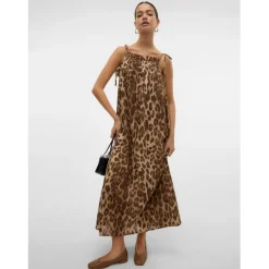 VERO MODA DAME KJOLE VMROXANNE - ermine nila print