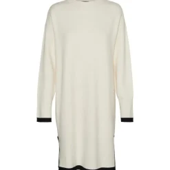 VERO MODA dame kjole VMSABA - Birch W BLACK CONTRAST