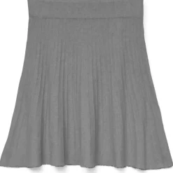 Vero Moda dame nederdel VMMACY - Medium grey melange