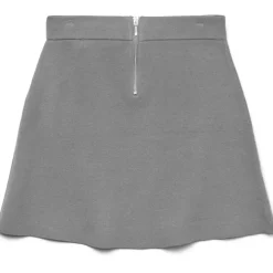 VERO MODA DAME NEDERDEL VMSABA - Medium grey melange