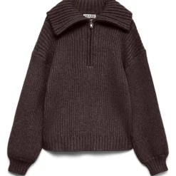 VERO MODA Dame Pullover Awulla - Chocolate Plum