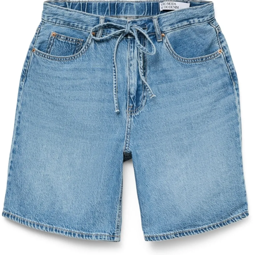 VERO MODA dame shorts VMVILLA - Light Blue Denim
