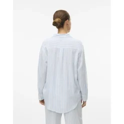 VERO MODA dame skjorte VMLINN - Snow White Olga Airy Blue