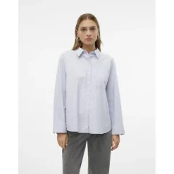 VERO MODA dame skjorte VMIDA - Light blue