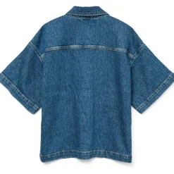 VERO MODA DAME SKJORTE VMTESSA - Medium blue denim