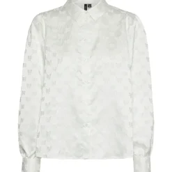 VERO MODA dame skjorte VMVIGA - Snow white