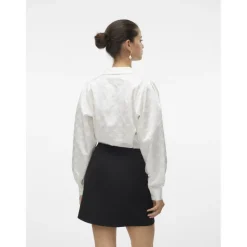 VERO MODA dame skjorte VMVIGA - Snow white