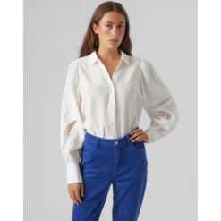 Vero Moda dame skjorte VMOSLA - Snow white