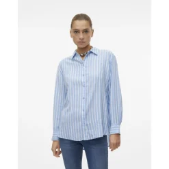 VERO MODA dame skjorte VMLINN - Marina Olga