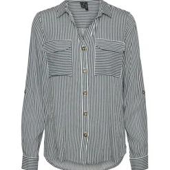 Vero Moda dame skjorte VMBUMPY - Snow White India ink