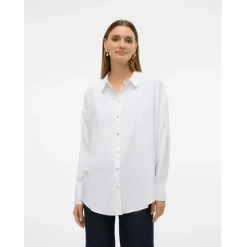 VERO MODA DAME SKJORTE VMNORA - Bright White