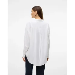 VERO MODA DAME SKJORTE VMNORA - Bright White