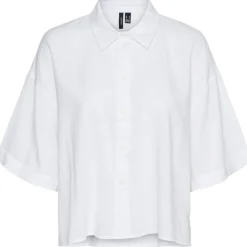 VERO MODA dame skjorte VMLINN - Snow white