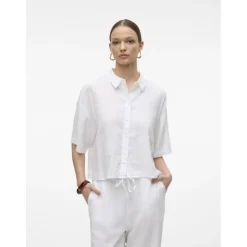 VERO MODA dame skjorte VMLINN - Snow white