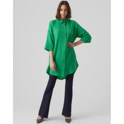 Vero Moda dame skjortekjole VmNatali - Bright Green