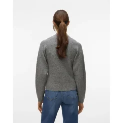 Vero moda dame strik cardigan VMBANG - Medium grey melange