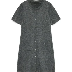 Vero Moda dame strik kjole VMJOHANNA - Medium grey melange