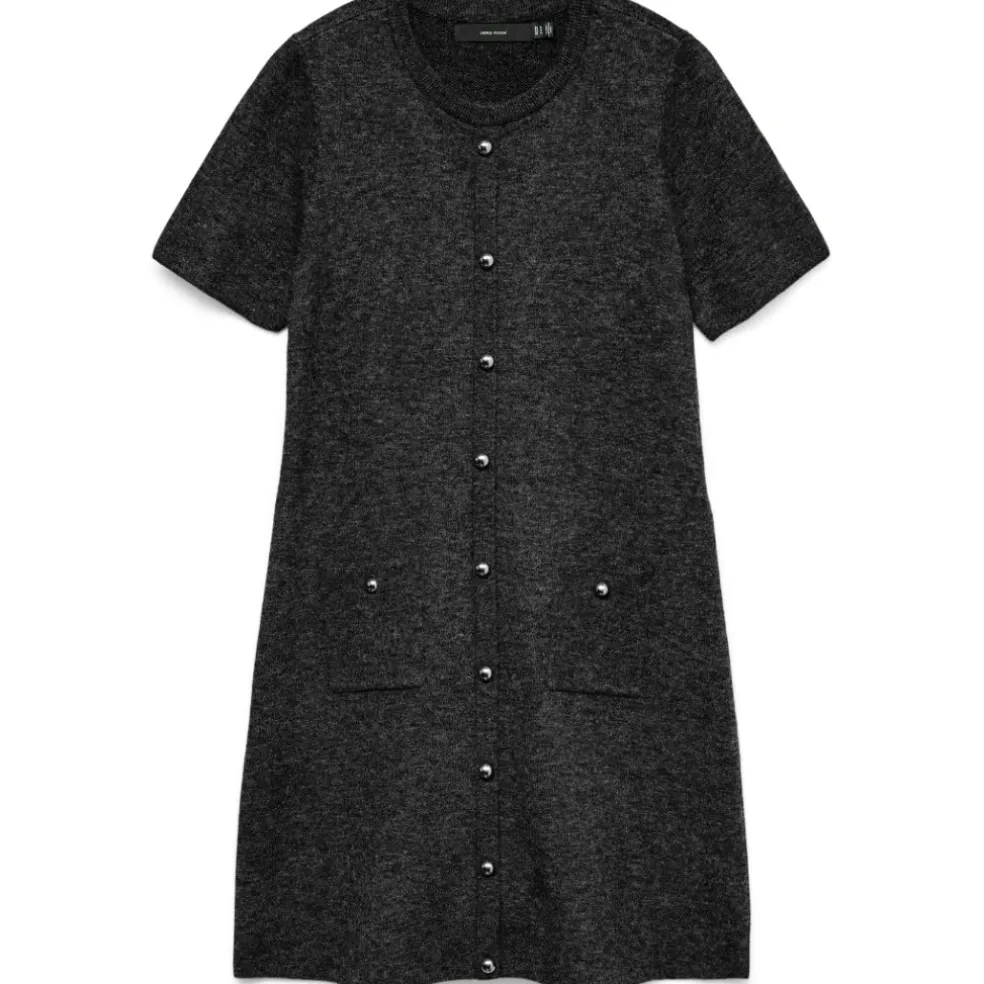 Vero Moda dame strik kjole VMJOHANNA - Black