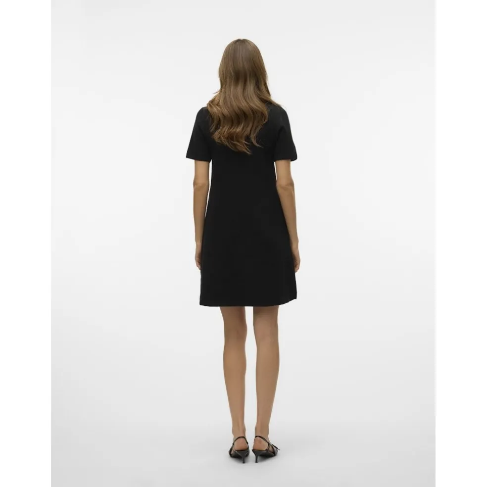 Vero Moda dame strik kjole VMJOHANNA - Black