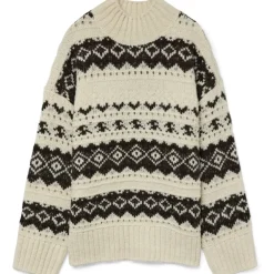 Vero moda dame strik trøje VMAMPLE - Birch chocolate torte