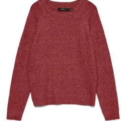 Vero Moda dame strik VMDOFFY - Syrah White Melange