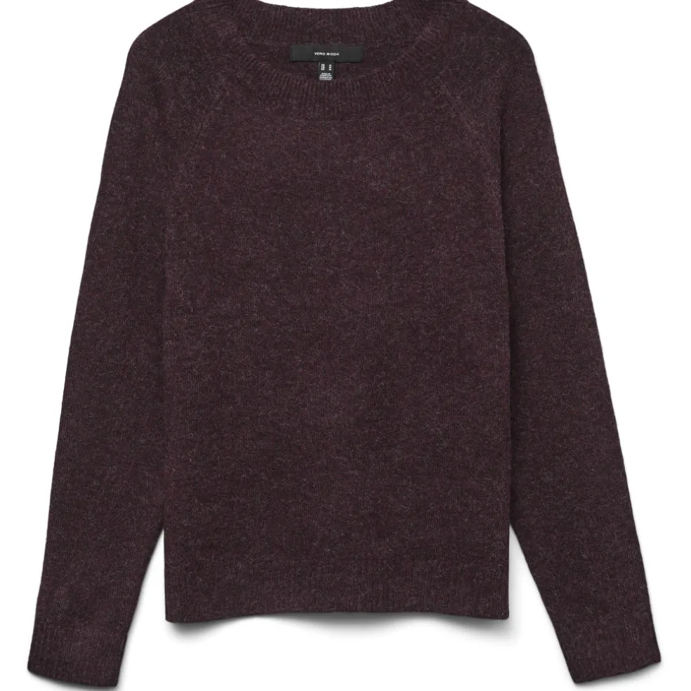 Vero Moda dame strik VMDOFFY - Chocolate Torte Detail:W. BLACK MELANGE