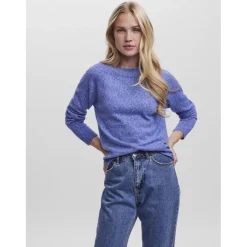 Vero Moda dame strik VMDOFFY - Surf the web detail: Melange