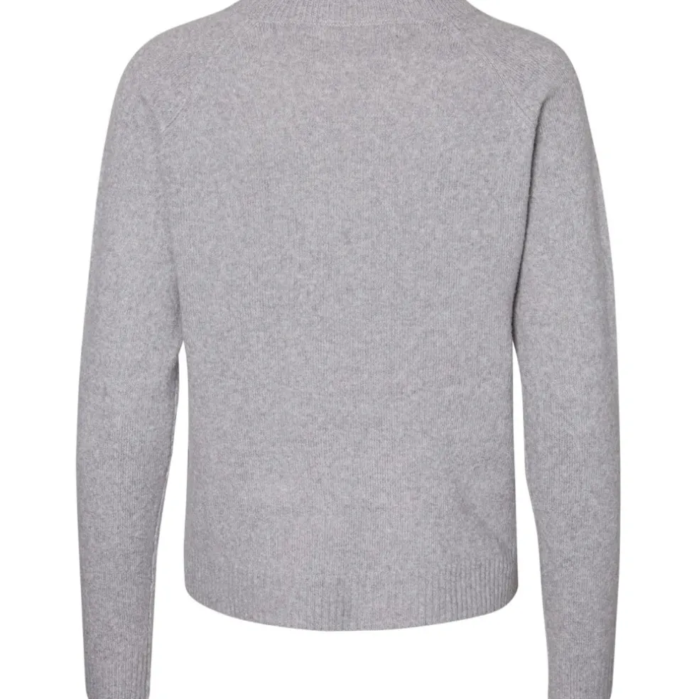 Vero Moda dame strik VMDOFFY - Light Grey Melange