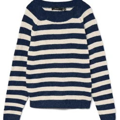 Vero Moda dame strik VMDOFFY - Navy Blazer Birch