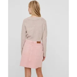 Vero Moda dame strik VMDOFFY - Woodrose Melange