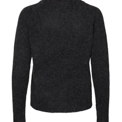 Vero Moda dame strik VMDOFFY - Black Melange